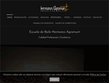 Tablet Screenshot of escuela.hermanos-agramunt.com